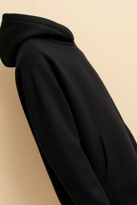 Oversized Black Hoodie