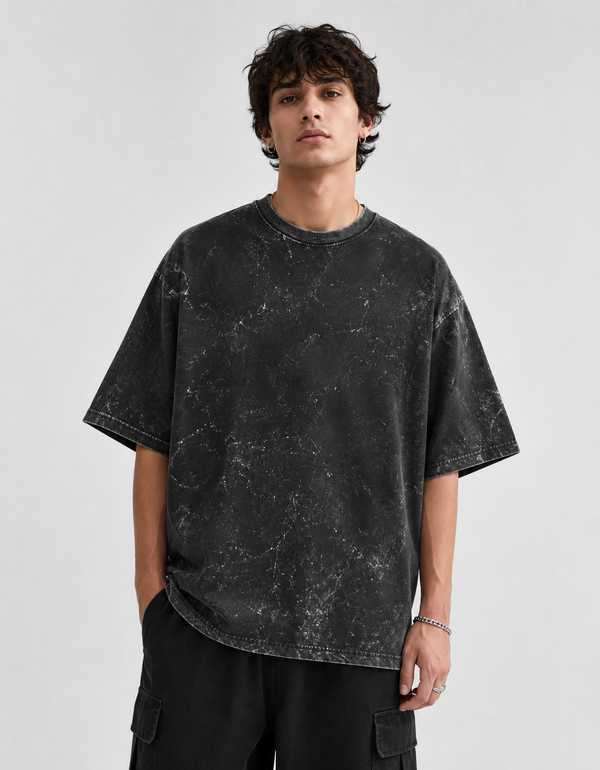 Acid Wash Oversized T-Shirt