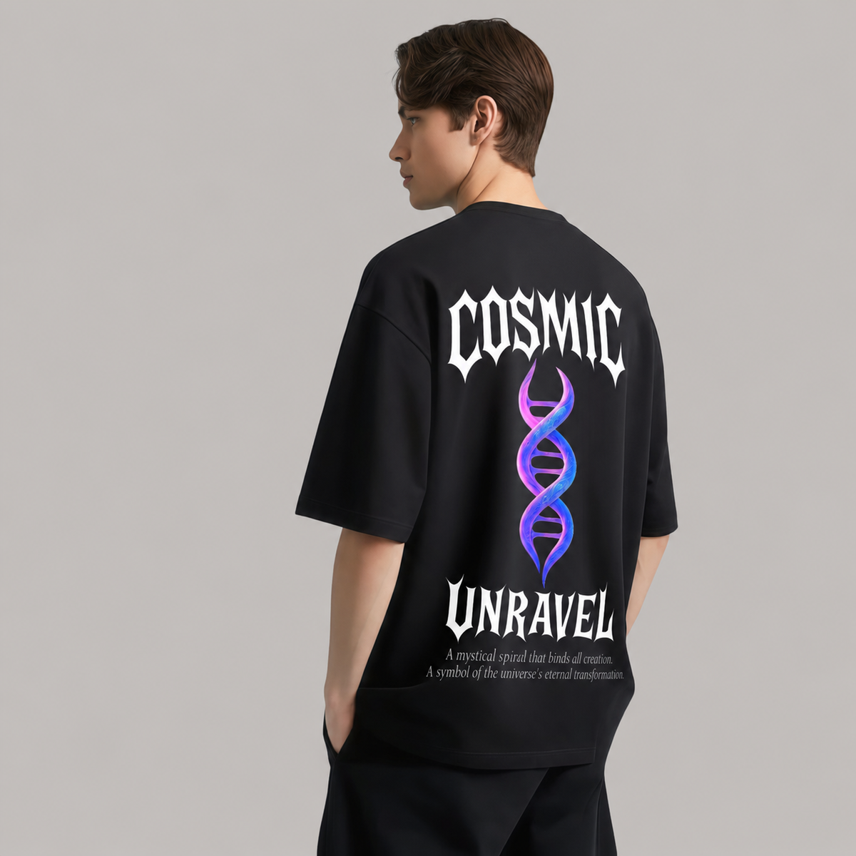 Cosmic Unravel Oversized Tee