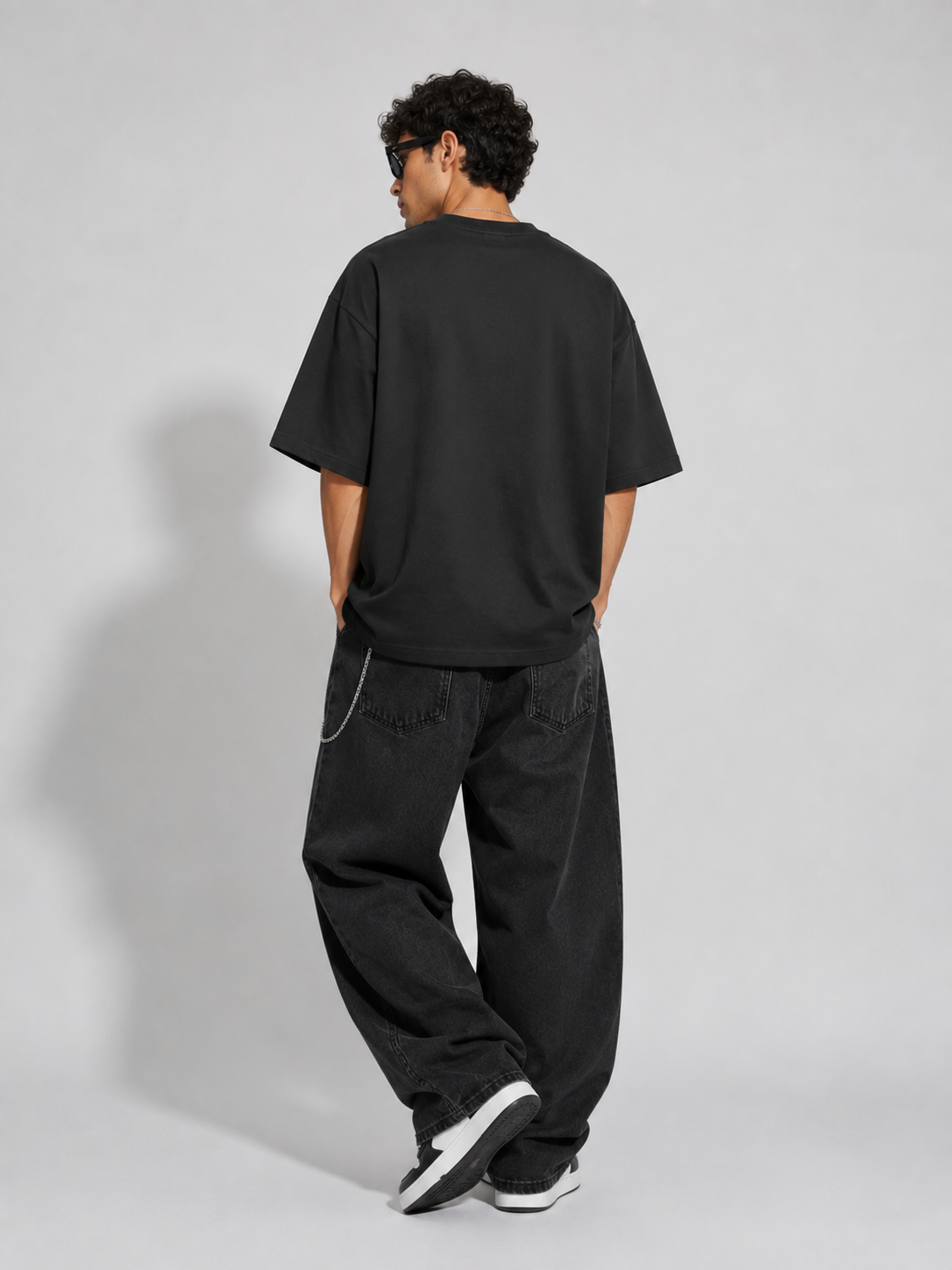 Tongue Out Oversized Tee