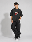 Tongue Out Oversized Tee