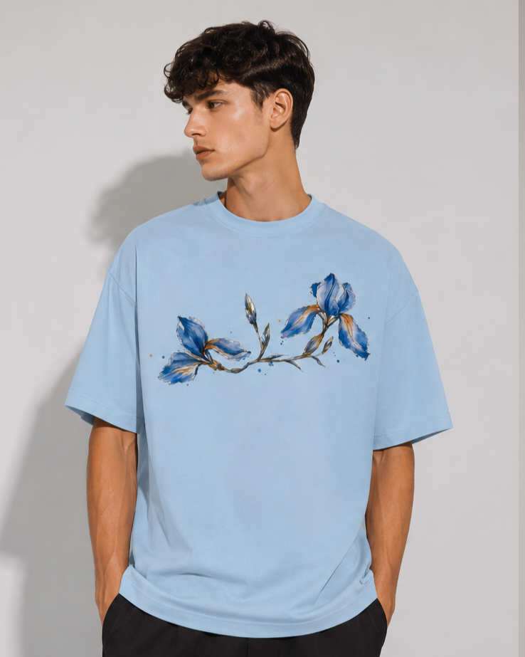 Silent Bloom Oversized Tee