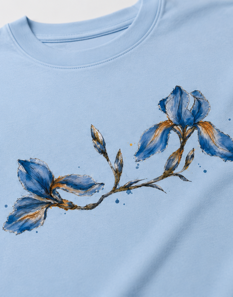 Silent Bloom Oversized Tee