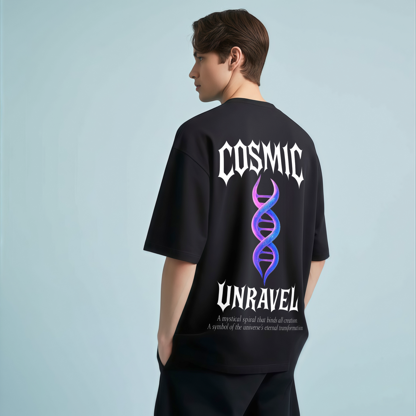Cosmic Unravel Oversized Tee