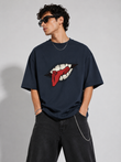 Tongue Out Oversized Tee